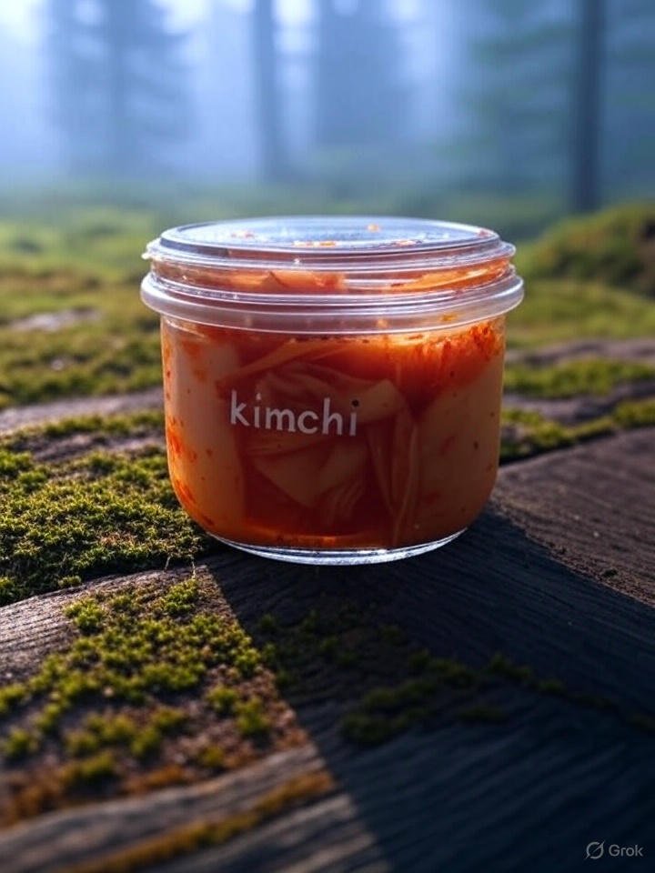 Misty forest kimchi jar.